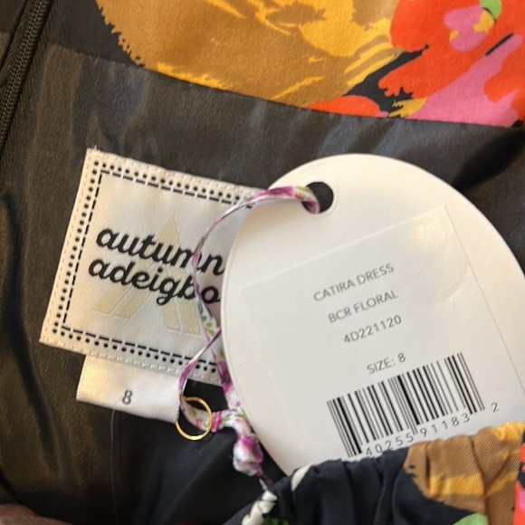 Women’s Catrina Dress size 8 in Navy and floral print Autumn Adeigbo - Picture 11 of 12